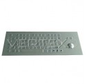 IP65 Industrietastatur aus Edelstahl, mit Trackball