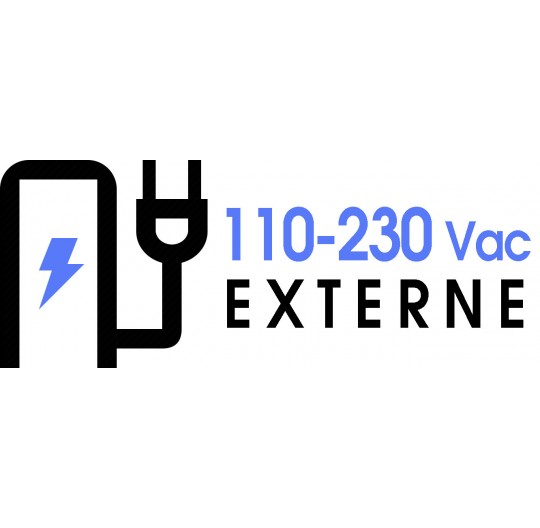 110-230 Vac EXTERNAL POWER SUPPLY